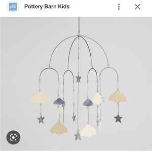 Pottery Barn Kids Stars and Clouds mobile